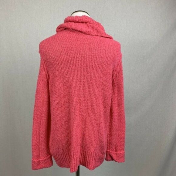 Caslon Lightweight Knit Cowl Neck Sweater Pink - Picture 6 of 7